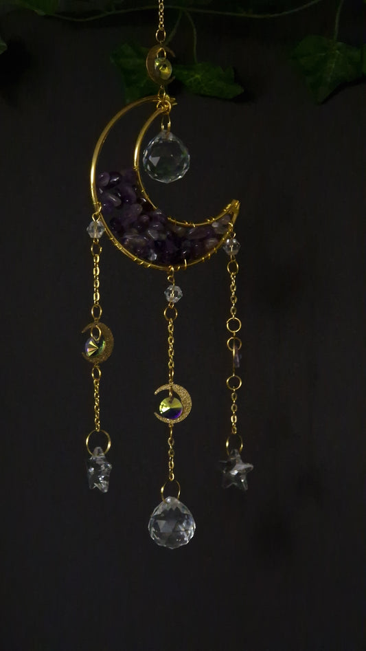 Suncatcher Amethyst klein